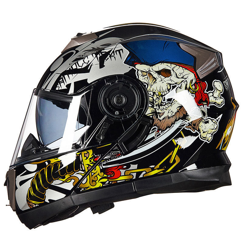 Casco integrale moto aerodinamico