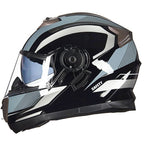 Casco integrale moto con ventilazione avanzata