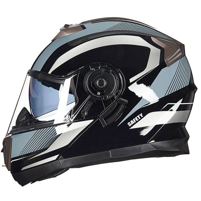 Casco integrale moto con ventilazione avanzata