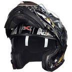 Casco integrale moto con ventilazione avanzata