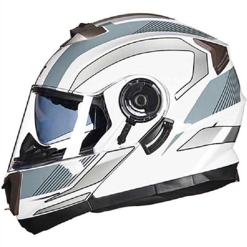 Casco integrale moto con ventilazione avanzata