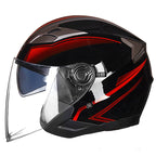 Casco integrale da moto con visiera integrata