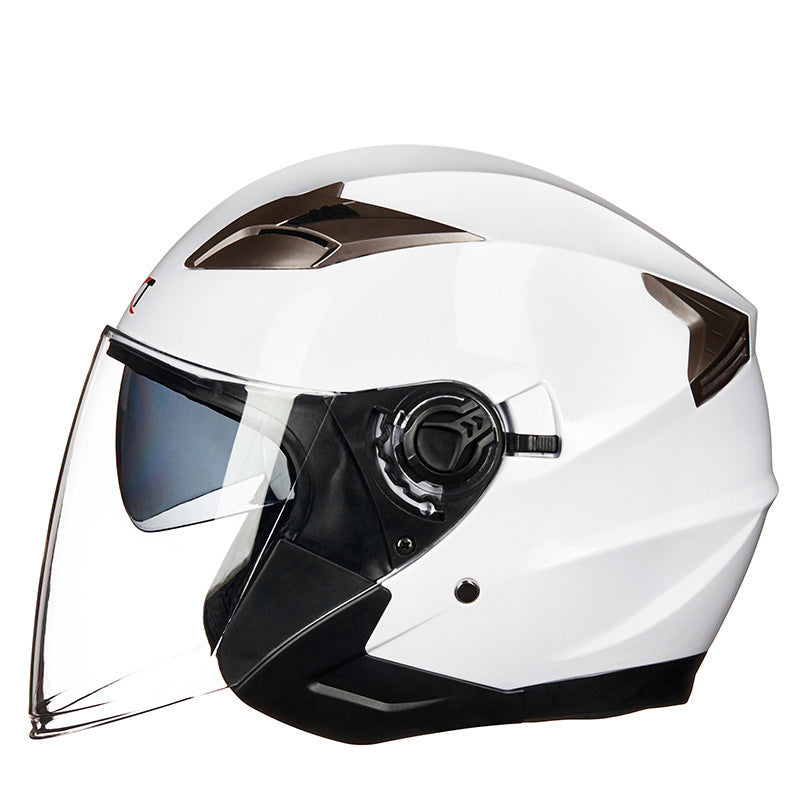 Casco integrale da moto con visiera integrata