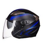 Casco integrale da moto con visiera integrata