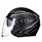 Casco integrale da moto con visiera integrata