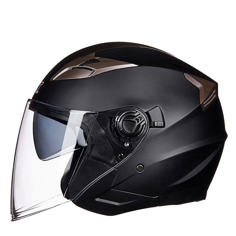 Casco integrale da moto con visiera integrata