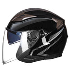 Casco integrale da moto con visiera integrata