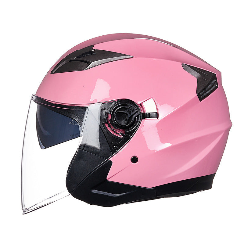 Casco integrale da moto con visiera integrata