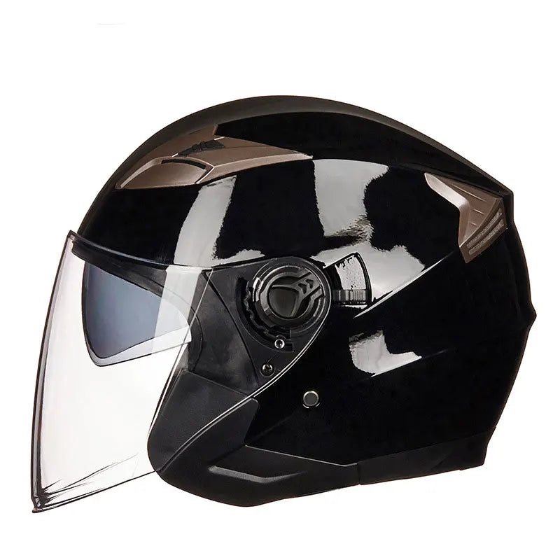 Casco moto jet con doppia visiera e certificazione DOT – RoadGuard