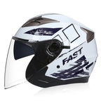 Casco moto jet con doppia visiera e certificazione DOT – RoadGuard