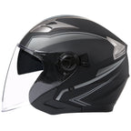 Casco moto jet con doppia visiera e certificazione DOT – RoadGuard