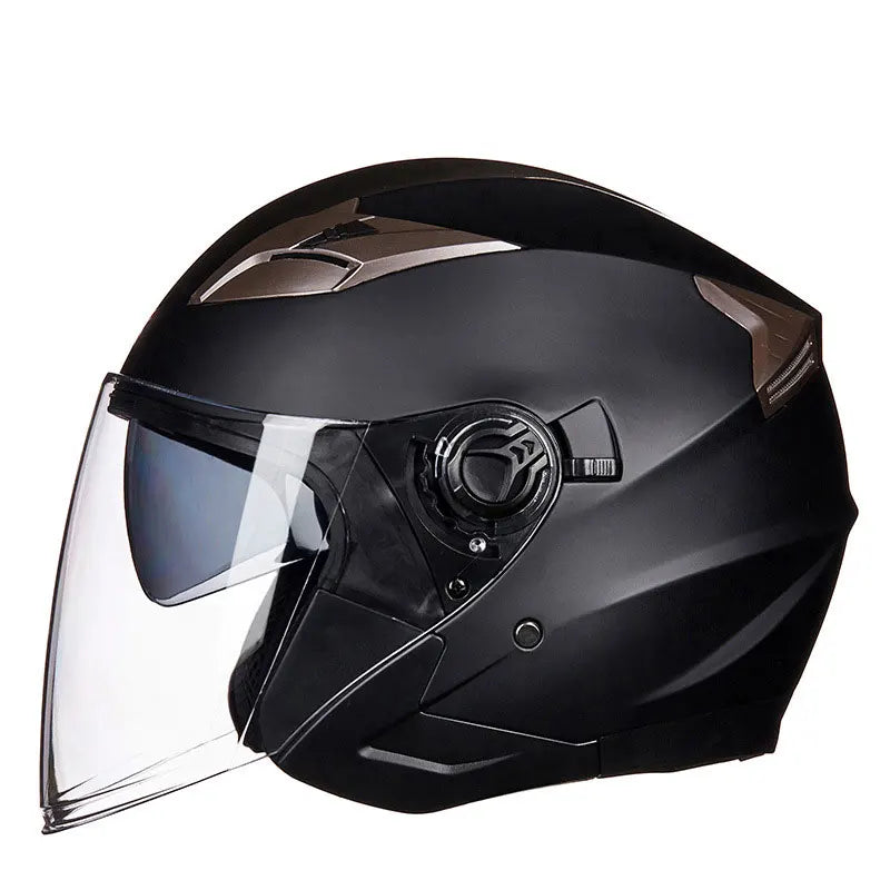 Casco moto jet con doppia visiera e certificazione DOT – RoadGuard