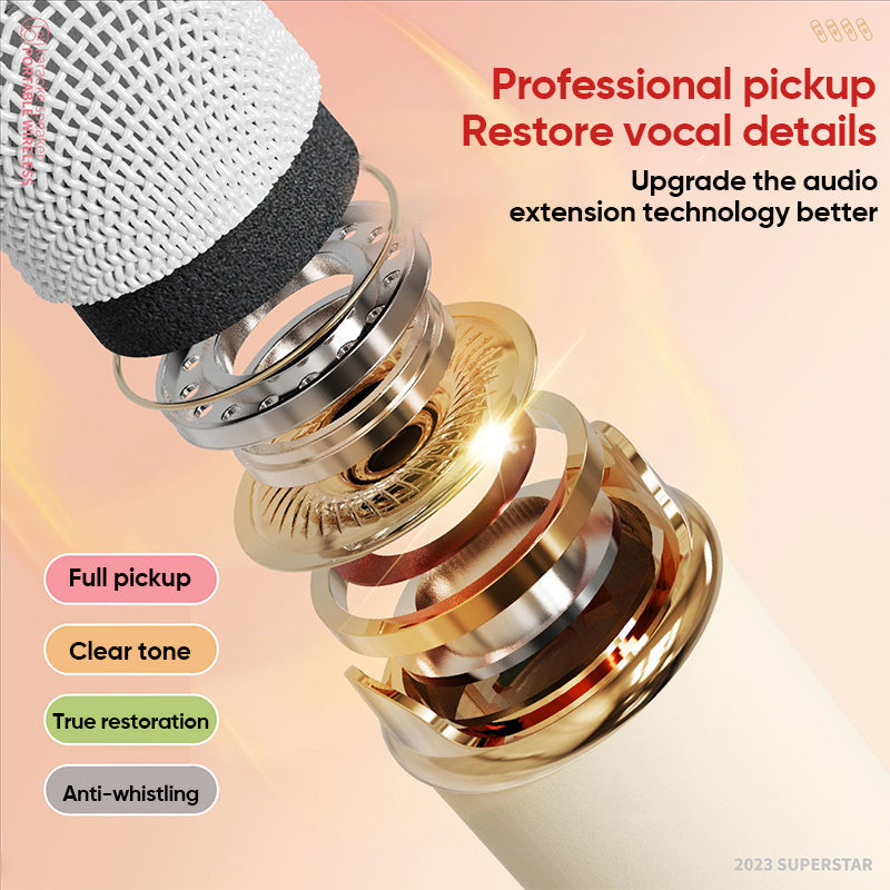 Cassa Bluetooth portatile con microfono wireless