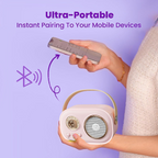Cassa Bluetooth portatile con microfono wireless