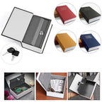 Cassaforte a forma di libro con chiusura a chiave