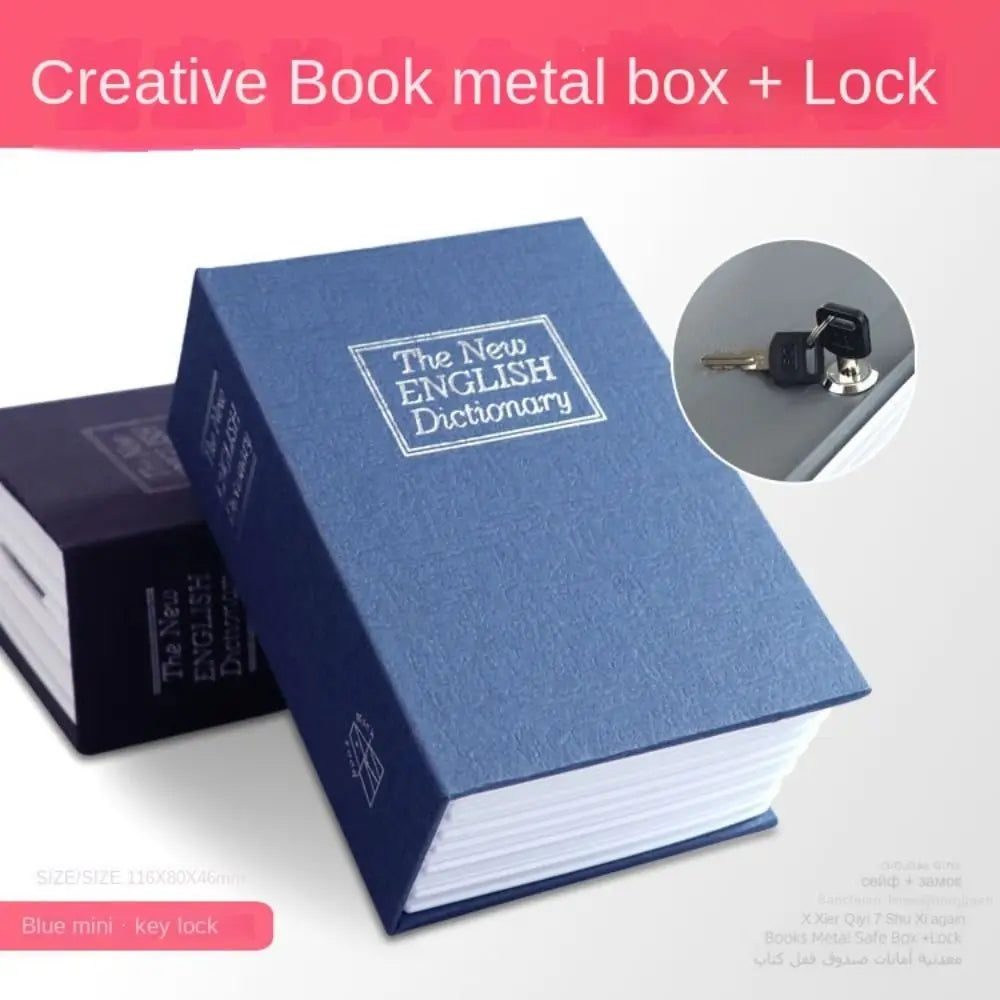 Cassaforte a forma di libro con chiusura a chiave