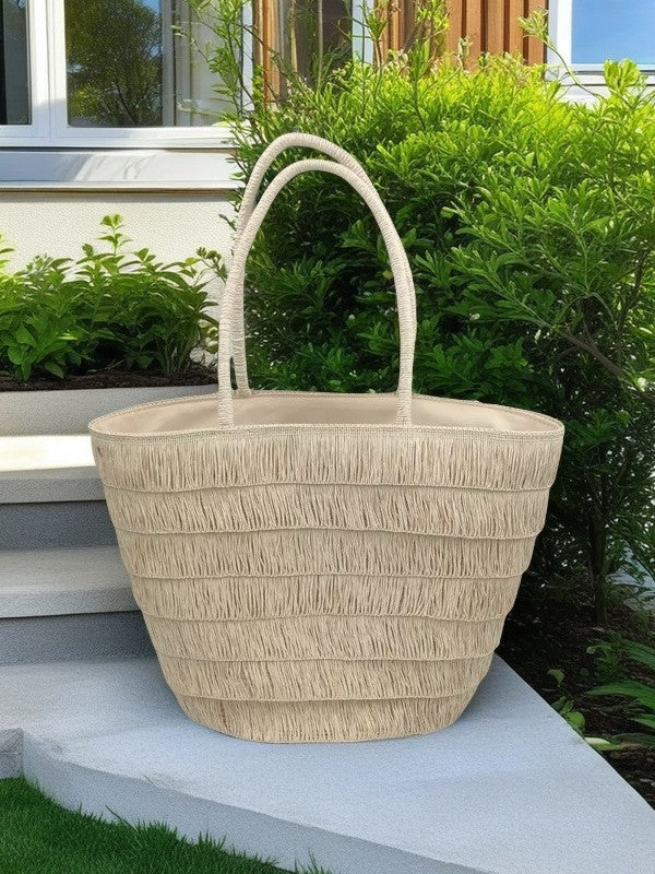 Cesta da spiaggia con parasole classico