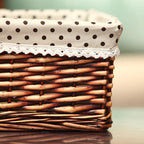 Cesto con fodera in cotone