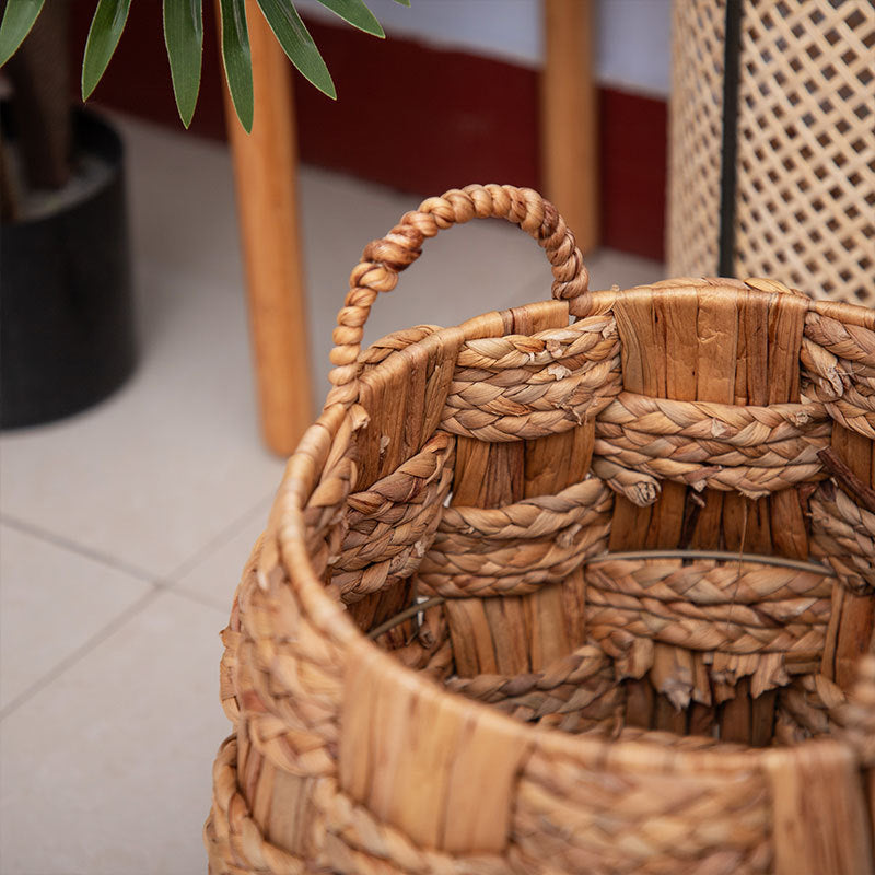 Cesto portaoggetti decorativo in fibra naturale