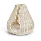 Cesto portaoggetti in rattan dal design elegante