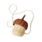 Cesto portaoggetti in vimini decorativo