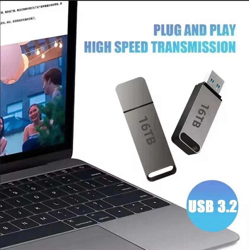 Chiavetta USB 3.2 ad alta velocità – impermeabile e antiurto per Windows e Mac
