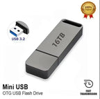 Chiavetta USB 3.2 ad alta velocità con struttura in metallo resistente e impermeabile