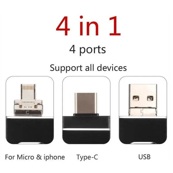 Chiavetta USB 4 in 1 ad alta capacità
