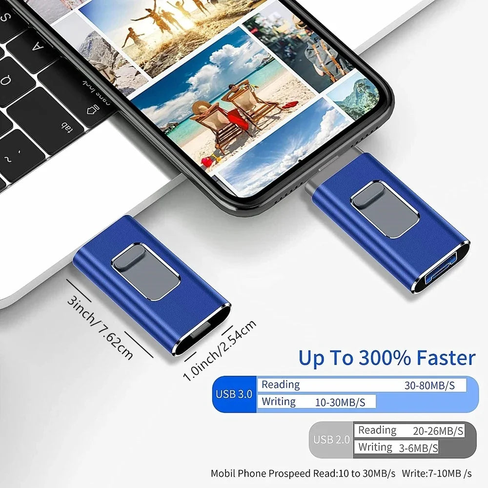 Chiavetta USB 4 in 1 multifunzione
