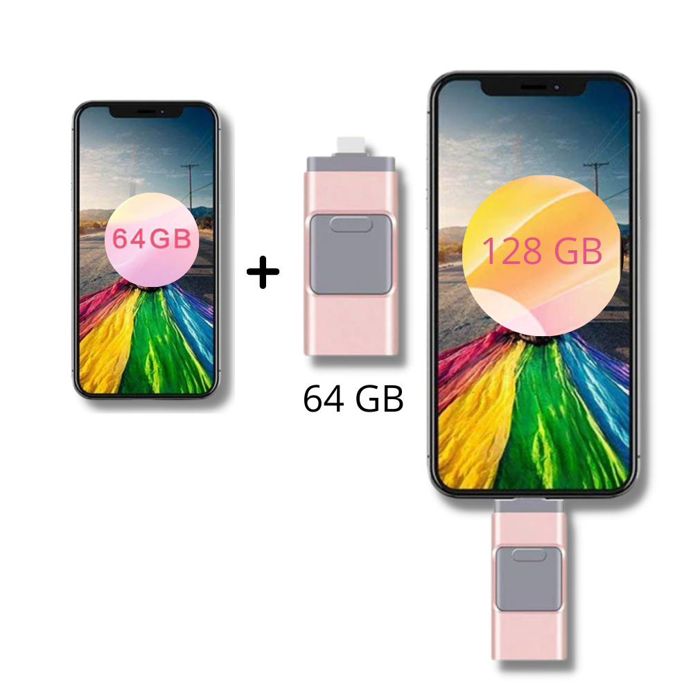 Chiavetta USB 4 in 1 multifunzione