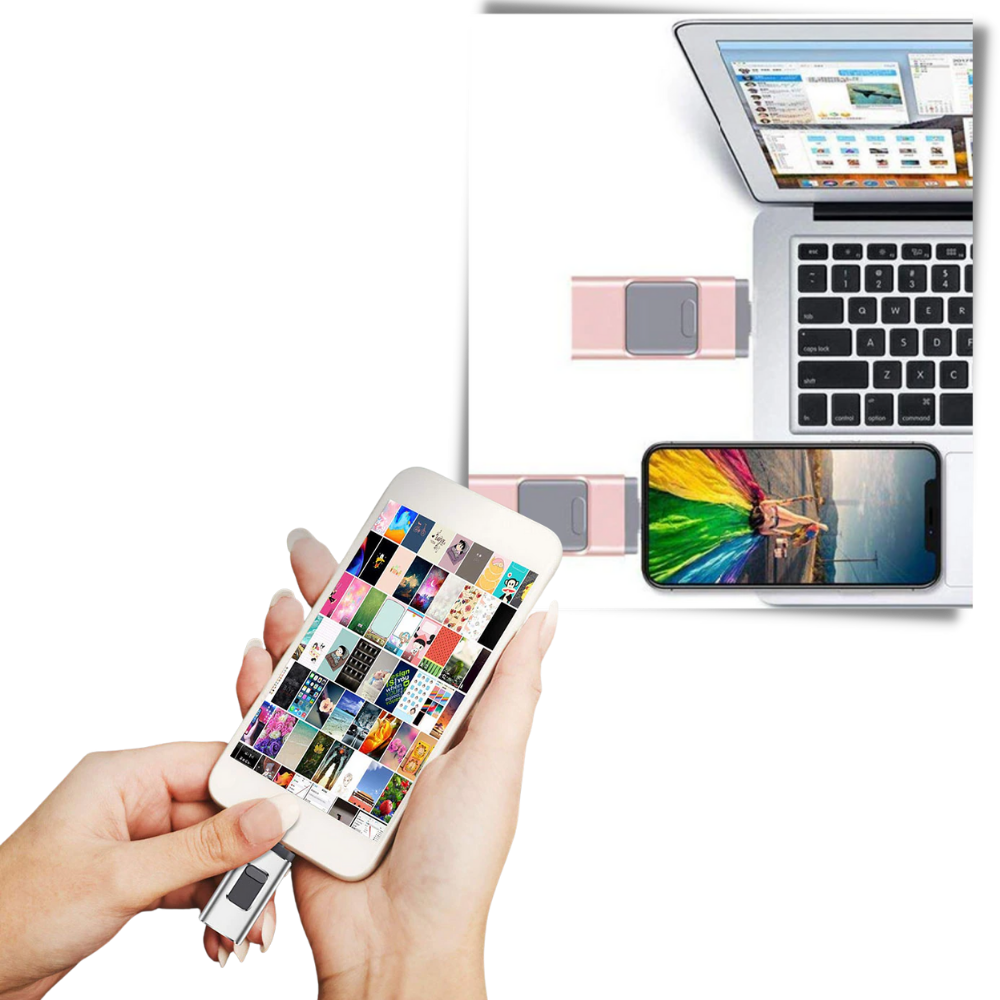 Chiavetta USB 4 in 1 multifunzione