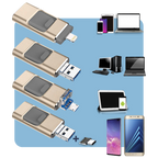 Chiavetta USB 4 in 1 multifunzione