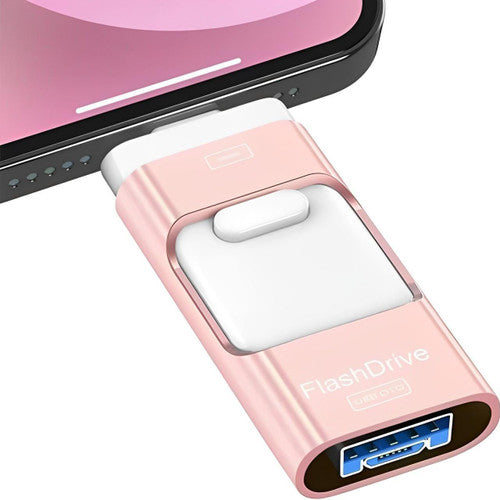 Chiavetta USB 4-in-1 per iPhone e Android – Espandi la memoria e trasferisci foto, video e file