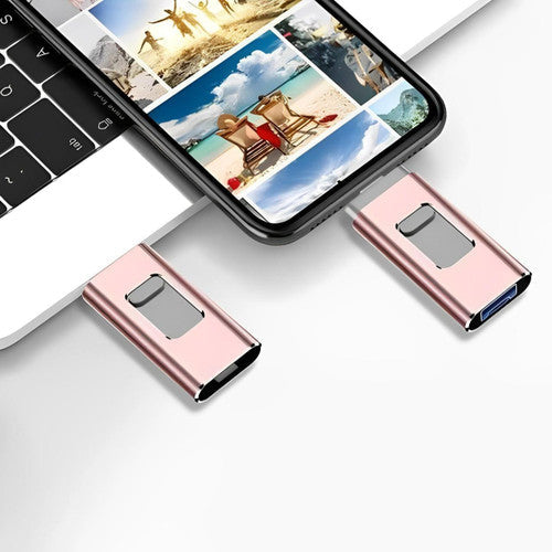 Chiavetta USB 4-in-1 per iPhone e Android – Espandi la memoria e trasferisci foto, video e file