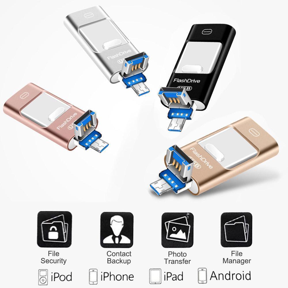 Chiavetta USB portatile per iPhone, iPad e Android
