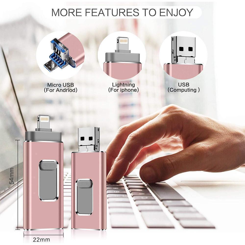 Chiavetta USB portatile per iPhone, iPad e Android