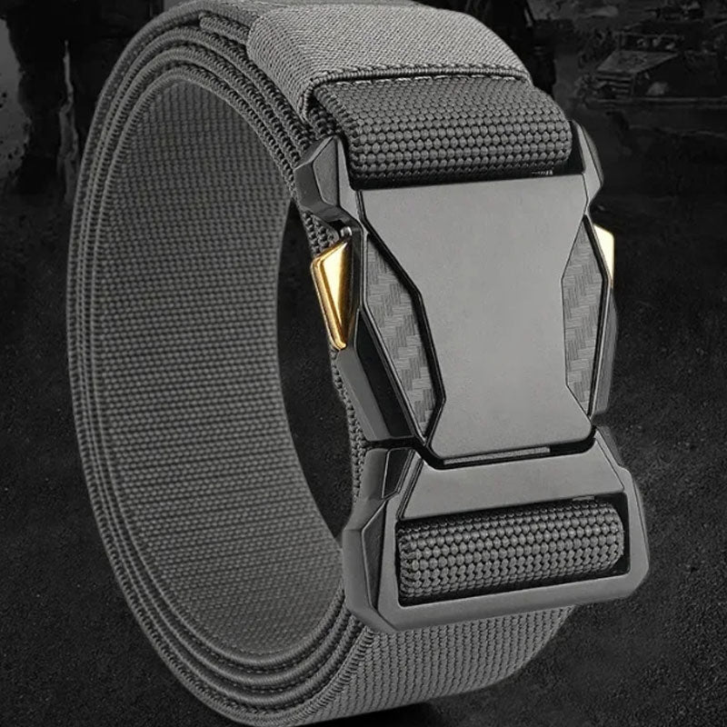 Cintura uomo in nylon con fibbia automatica regolabile