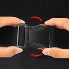 Cintura uomo in nylon con fibbia automatica regolabile