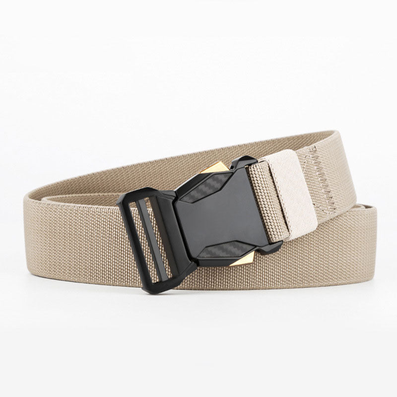 Cintura uomo in nylon con fibbia automatica regolabile