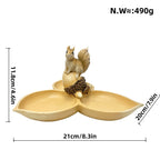 Ciotola decorativa con scoiattolo