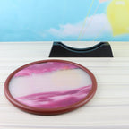 Clessidra decorativa con sabbia in movimento