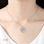Collana con cuori intrecciati