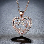 Collana con cuori intrecciati