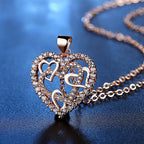 Collana con cuori intrecciati