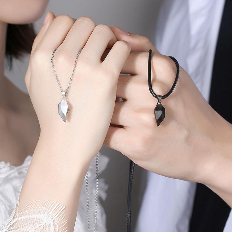 Collana coppia con cuori intrecciati