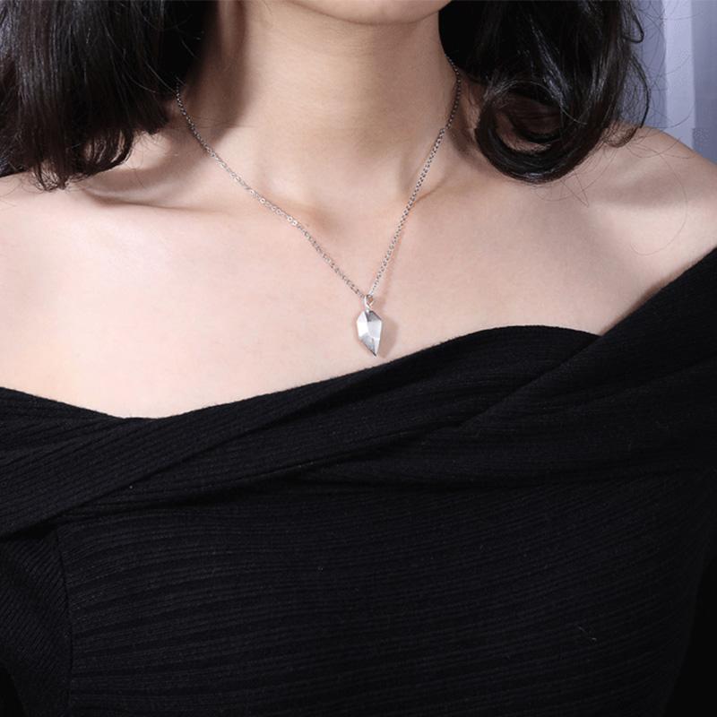 Collana coppia con cuori intrecciati