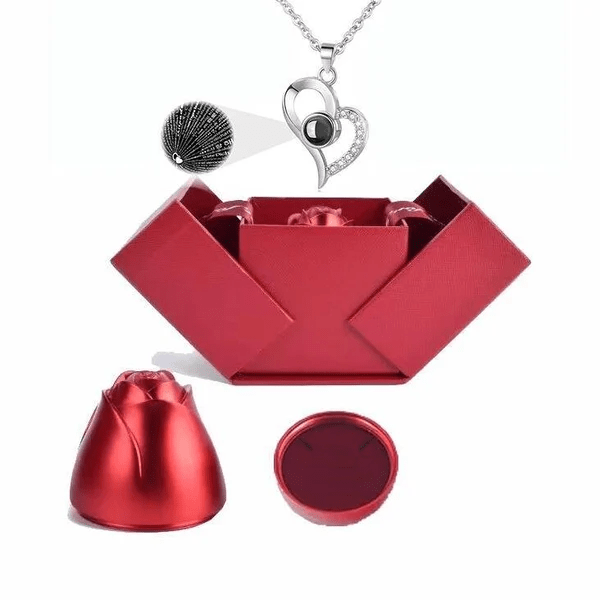 Collana «Ti amo» in 100 lingue — Set regalo unico