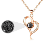 Collana «Ti amo» in 100 lingue — Set regalo unico