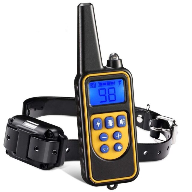Collare da addestramento elettrico per cani con portata di 800 m
