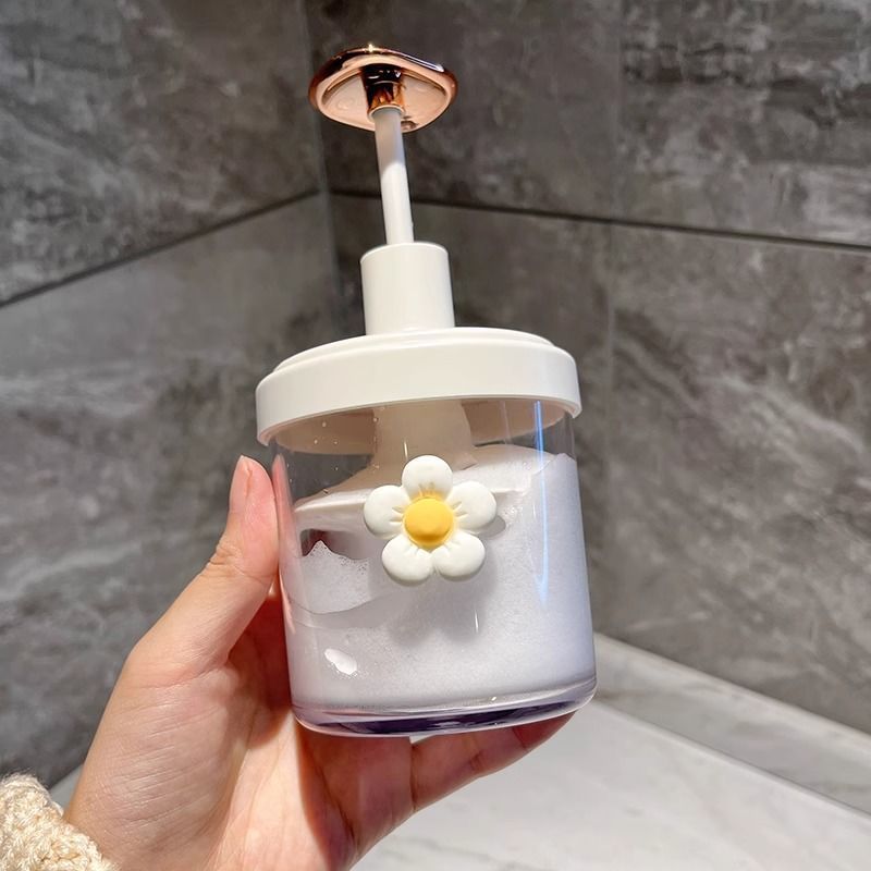 Contenitore decorativo in vetro con fiore